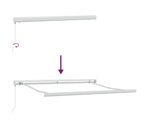 Manuāli Izvelkama Nojume, Vīnsarkana, 300X250 Cm Vidaxl