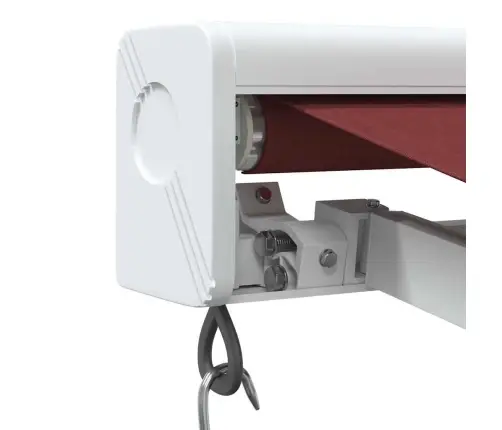 Manuāli Izvelkama Nojume, Vīnsarkana, 350X250 Cm Vidaxl