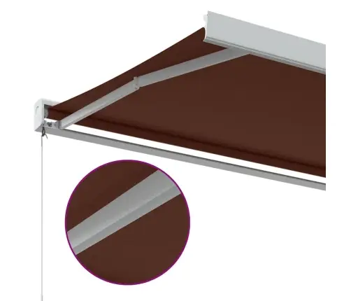 Manuāli Izvelkama Nojume, Vīnsarkana, 350X250 Cm Vidaxl