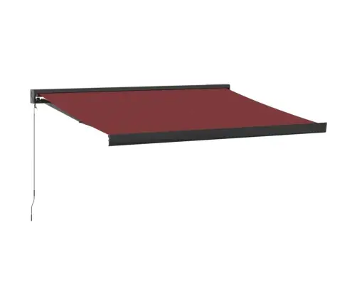 Manuāli Izvelkama Nojume, Vīnsarkana, 350X250 Cm Vidaxl