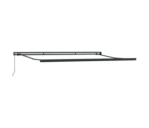 Käsitsi Sissetõmmatav Varikatus, Veinipunane, 400 X 300 Cm