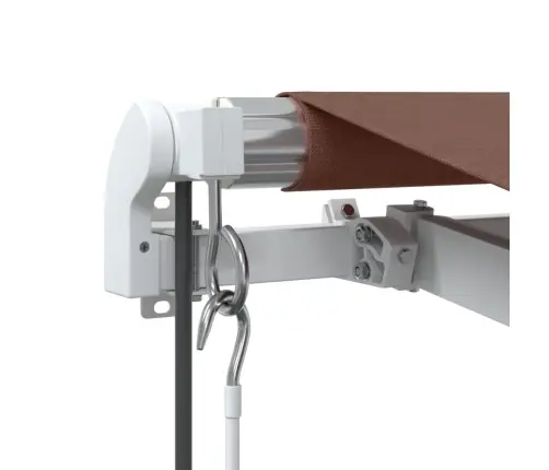 Automātiski Izvelkama Markīze, Led, Brūns, 600X350 Cm Vidaxl