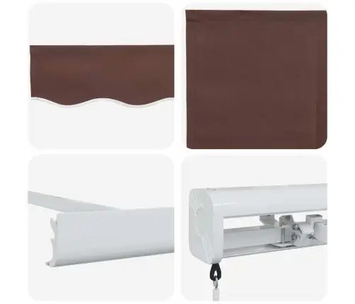 Izvelkama Markīze, Manuāla, 300X250 Cm, Brūns Vidaxl