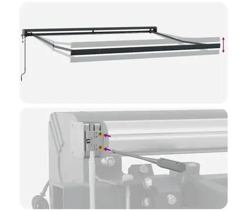 Izvelkama Markīze, Automātiska, 300X250 Cm, Brūns Vidaxl