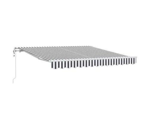 Automatinė Ištraukiama Markizė, Antracito Ir Balta, 300X250Cm
