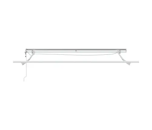 Automātiski Izvelkama Markīze, Led, Pelēka Un Balta, 300X250 Cm Vidaxl