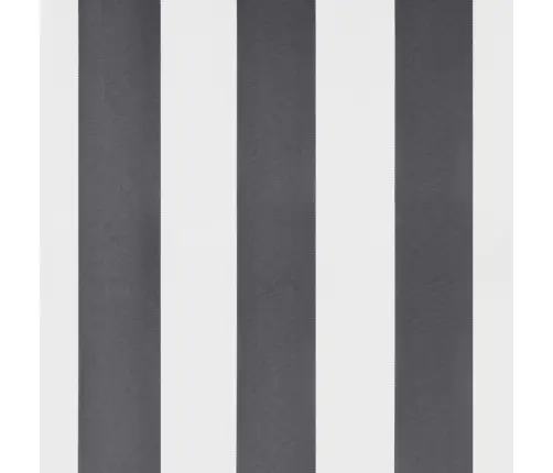 Manuāli Izvelkama Nojume Ar Led, Pelēka Un Balta, 350X250 Cm Vidaxl