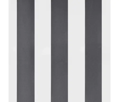 Manuāli Izvelkama Nojume Ar Led, Pelēka Un Balta, 450X350 Cm Vidaxl