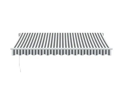Rankiniu Būdu Ištraukiama Markizė, Antracito/Balta, 350X250Cm
