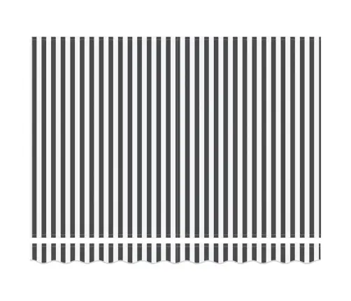 Ištraukiama Markizė, Antracito/Balta, 3X2,5M, Audinys/Aliuminis