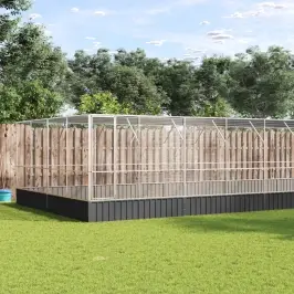 Putnu Māja, Sudraba Krāsa, 832X414X212 Cm, Tērauds Vidaxl