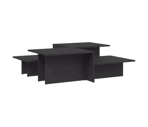 Kafijas Galdiņi, 2 Gab., Pelēki, Inženierijas Koks Vidaxl