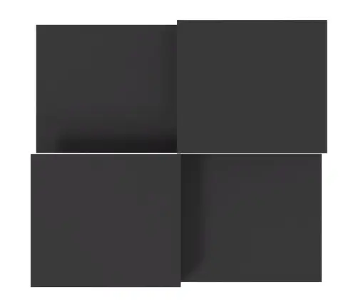 Kafijas Galdiņi, 2 Gab., Pelēki, Inženierijas Koks Vidaxl