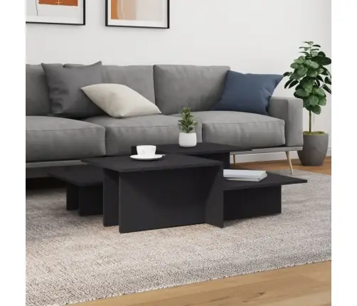 Kafijas Galdiņi, 2 Gab., Pelēki, Inženierijas Koks Vidaxl