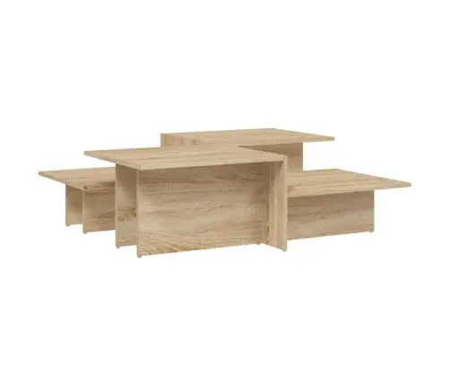 Kafijas Galdiņi, 2 Gab., Ozolkoka Krāsa, Inženierijas Koks Vidaxl