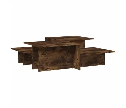 Kohvilaud, 2 Tk, Suitsutatud Tamm, Tehispuit