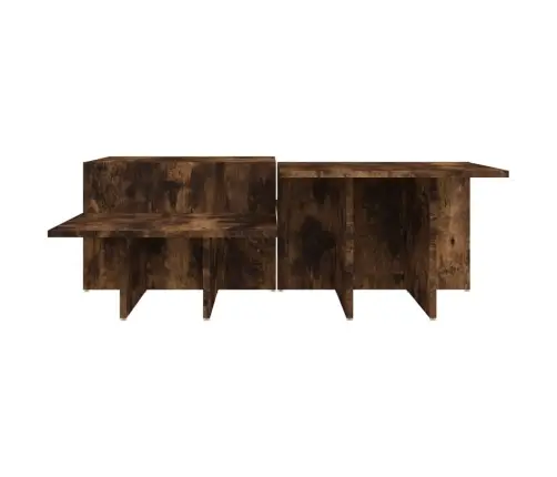 Kohvilaud, 2 Tk, Suitsutatud Tamm, Tehispuit