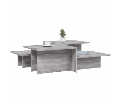 Kavos Staliukai, 2Vnt., Pilkos Ąžuolo Spalvos, Apdirbta Mediena