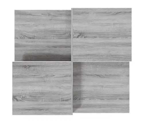 Kavos Staliukai, 2Vnt., Pilkos Ąžuolo Spalvos, Apdirbta Mediena