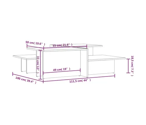 Kavos Staliukai, 2Vnt., Pilkos Ąžuolo Spalvos, Apdirbta Mediena