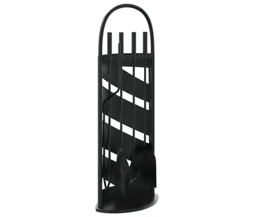 5-Daļīgs Kamīna Instrumentu Komplekts, 23X15X66 Cm, Tērauds Vidaxl