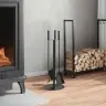 4-Daļīgs Kamīna Instrumentu Komplekts, 22X59 Cm, Tērauds Vidaxl