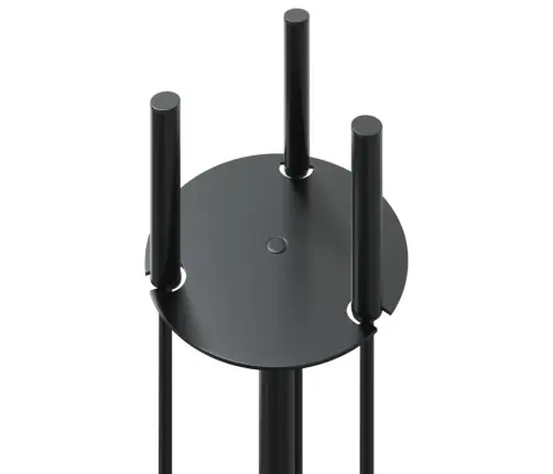 4-Daļīgs Kamīna Instrumentu Komplekts, 22X59 Cm, Tērauds Vidaxl