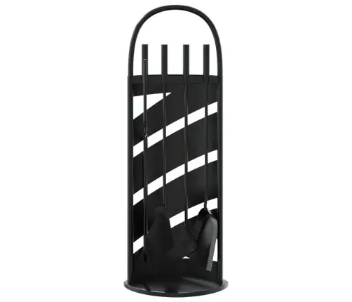 5 Dalių Židinio Įrankių Rinkinys, 23X15X66 cm Plienas