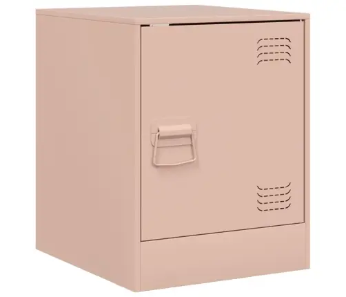 Naktinė Spintelė, Rožinės Spalvos, 34,5X39X44cm Plienas