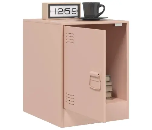 Naktinė Spintelė, Rožinės Spalvos, 34,5X39X44cm Plienas