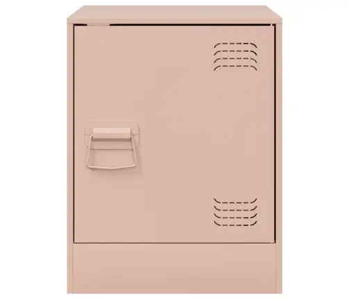 Naktinė Spintelė, Rožinės Spalvos, 34,5X39X44cm Plienas
