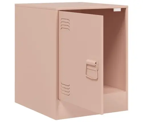 Naktinė Spintelė, Rožinės Spalvos, 34,5X39X44cm Plienas