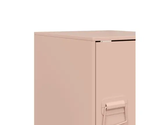Naktinė Spintelė, Rožinės Spalvos, 34,5X39X44cm Plienas