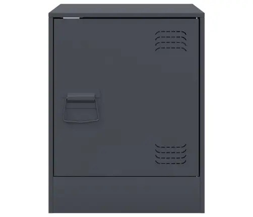 Naktinė Spintelė, Antracito Spalvos, 34,5X39X44cm Plienas
