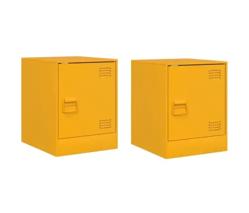 Öökapid 2 Tk, Sinepikollane, 34,5 X 39 X 44 cm Teras