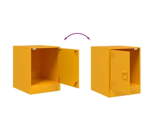 Öökapid 2 Tk, Sinepikollane, 34,5 X 39 X 44 cm Teras