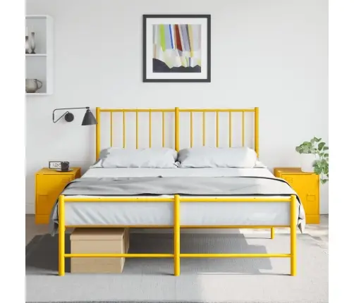 Öökapid 2 Tk, Sinepikollane, 34,5 X 39 X 44 cm Teras