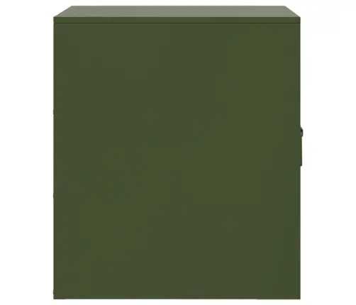 Naktinės Spintelės, 2Vnt., Alyvuogių, 34,5X39X44cm Plienas