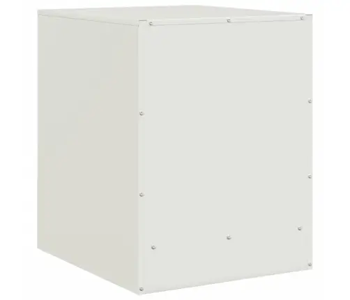 Naktsskapīši, 2 Gab., Balti, 34,5X39X44 Cm, Tērauds Vidaxl