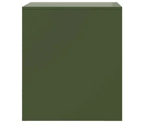 Naktsskapīši, 2 Gab., Zaļi, 34,5X39X44 Cm, Tērauds Vidaxl