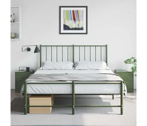 Naktsskapīši, 2 Gab., Zaļi, 34,5X39X44 Cm, Tērauds Vidaxl