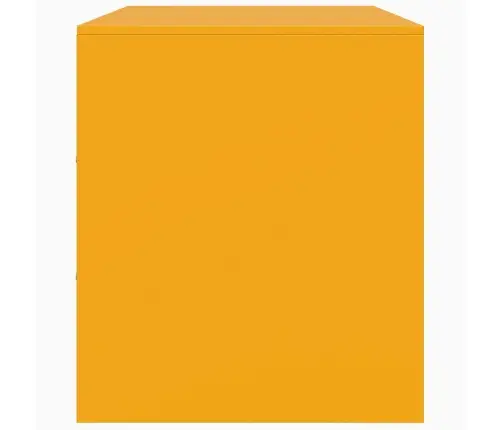 Tv Skapītis, 67X39X44 Cm, Tērauds, Sinepju Dzeltens Vidaxl