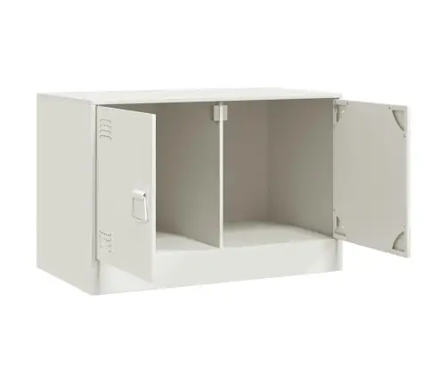 Televizoriaus Spintelės, 2Vnt., Baltos, 67X39X44cm Plienas