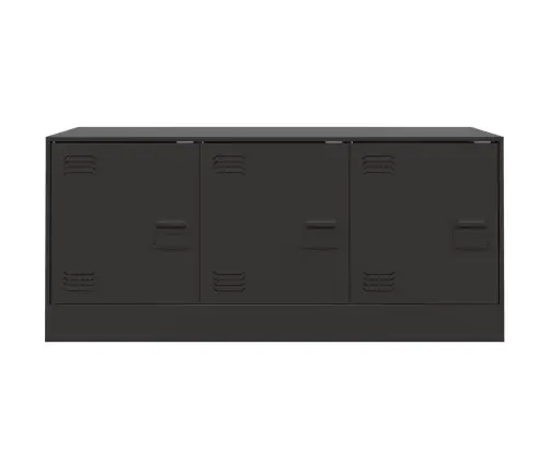 Televizoriaus Spintelė, Juodos Spalvos, 99X39X44cm Plienas