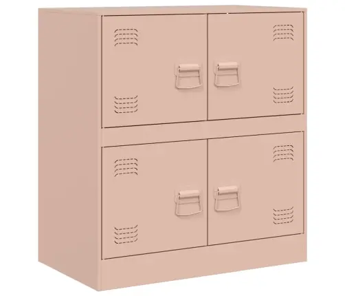 Kumode, Rozā, 67X39X73 Cm, Tērauds Vidaxl Kumode, Rozā, 67X39X73 Cm, Tērauds Vidaxl