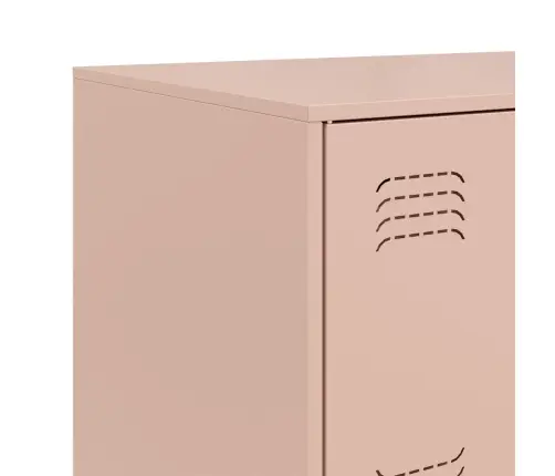 Kumode, Rozā, 67X39X73 Cm, Tērauds Vidaxl Kumode, Rozā, 67X39X73 Cm, Tērauds Vidaxl
