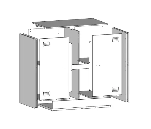 Kumode, Rozā, 67X39X73 Cm, Tērauds Vidaxl Kumode, Rozā, 67X39X73 Cm, Tērauds Vidaxl