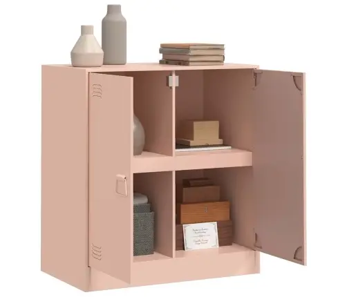 Kumode, Rozā, 67X39X73 Cm, Tērauds Vidaxl Kumode, Rozā, 67X39X73 Cm, Tērauds Vidaxl