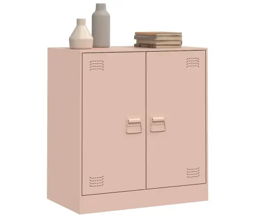 Kumode, Rozā, 67X39X73 Cm, Tērauds Vidaxl Kumode, Rozā, 67X39X73 Cm, Tērauds Vidaxl