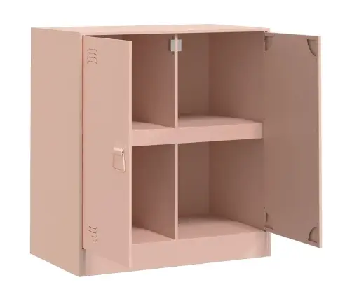 Kumode, Rozā, 67X39X73 Cm, Tērauds Vidaxl Kumode, Rozā, 67X39X73 Cm, Tērauds Vidaxl